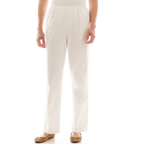 Alfred Dunner Pants - NWT Alfred Dunner Classics Womens Straight Pull-On Pants - 14